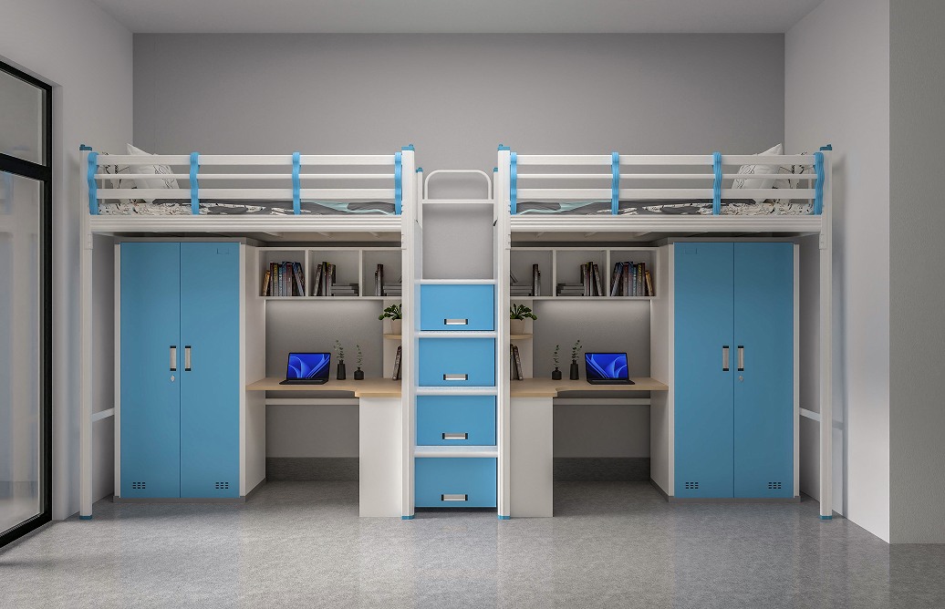 学生连体公寓床GL2001