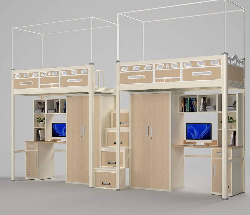 学生连体公寓床GL1005